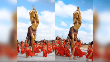 Shakira: grupo de danza IMPACTA las redes sociales al bailar en el monumento de la cantante