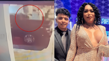 Filtran videos de Paola Suárez saltando desde su balcón tras ser agredida por su novio